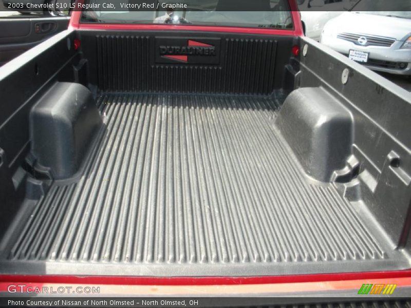 Victory Red / Graphite 2003 Chevrolet S10 LS Regular Cab