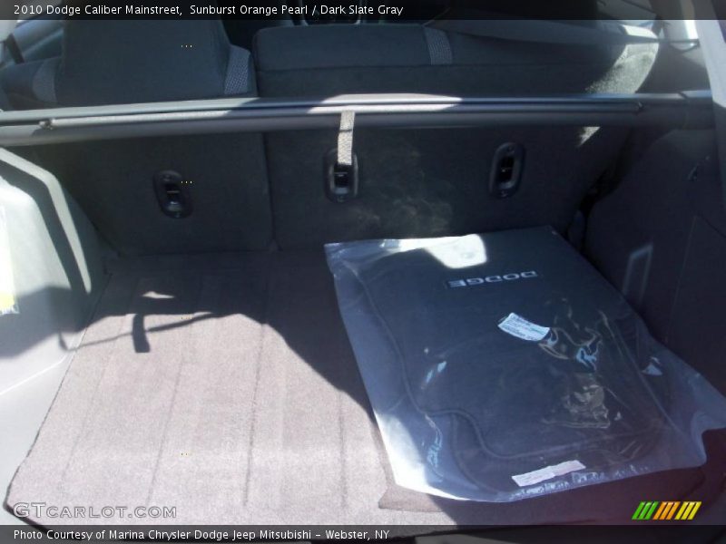 Sunburst Orange Pearl / Dark Slate Gray 2010 Dodge Caliber Mainstreet