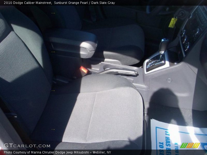 Sunburst Orange Pearl / Dark Slate Gray 2010 Dodge Caliber Mainstreet