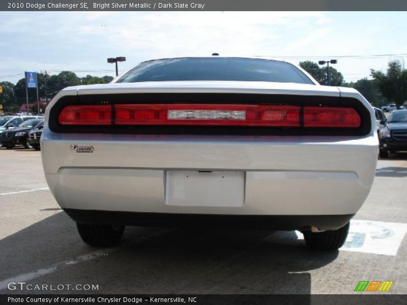 Bright Silver Metallic / Dark Slate Gray 2010 Dodge Challenger SE
