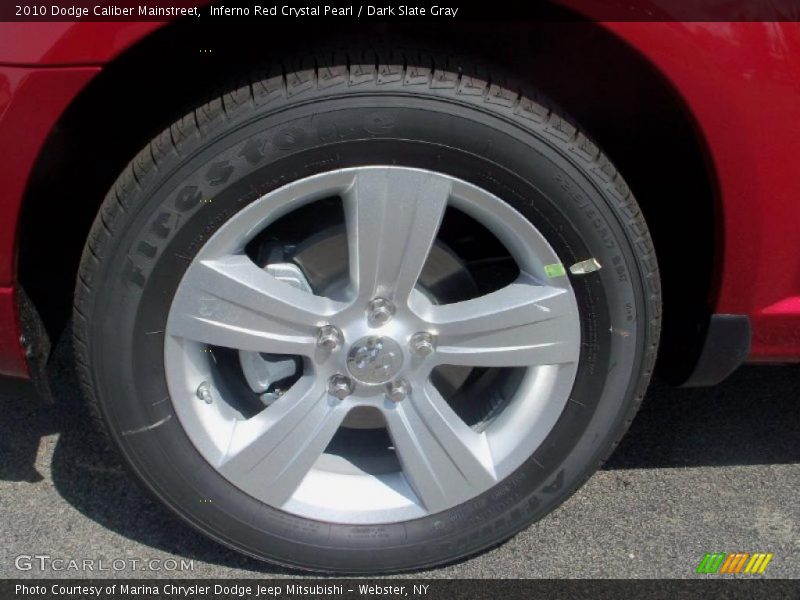 Inferno Red Crystal Pearl / Dark Slate Gray 2010 Dodge Caliber Mainstreet