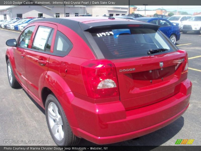 Inferno Red Crystal Pearl / Dark Slate Gray 2010 Dodge Caliber Mainstreet