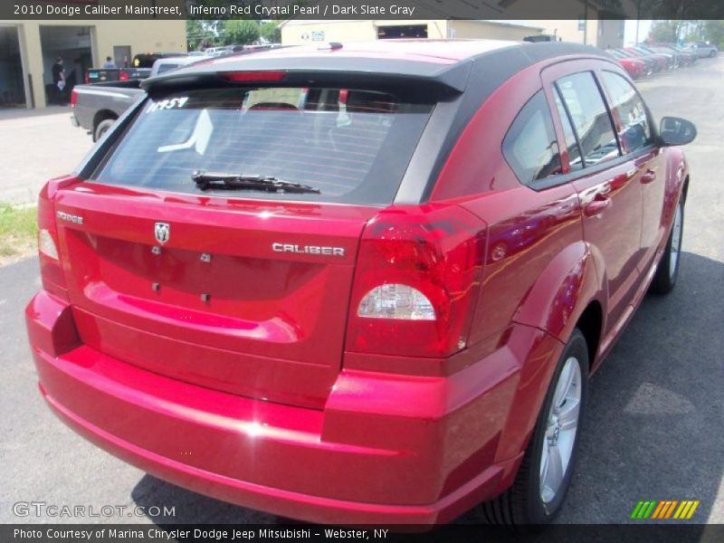 Inferno Red Crystal Pearl / Dark Slate Gray 2010 Dodge Caliber Mainstreet