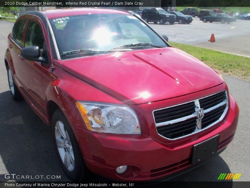Inferno Red Crystal Pearl / Dark Slate Gray 2010 Dodge Caliber Mainstreet