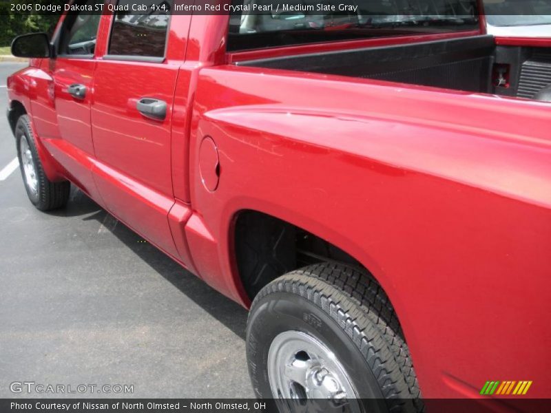 Inferno Red Crystal Pearl / Medium Slate Gray 2006 Dodge Dakota ST Quad Cab 4x4