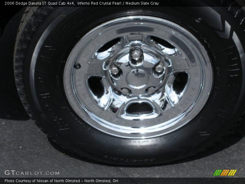 Inferno Red Crystal Pearl / Medium Slate Gray 2006 Dodge Dakota ST Quad Cab 4x4