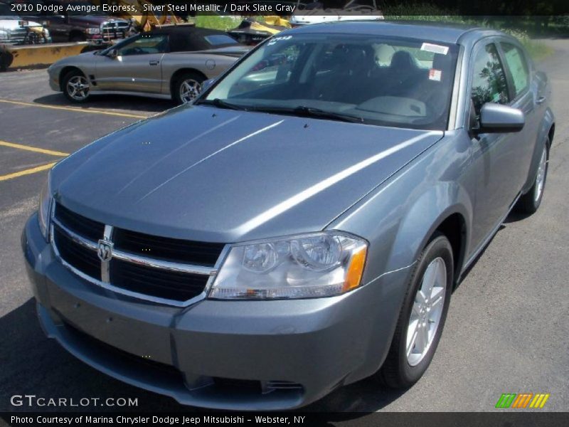 Silver Steel Metallic / Dark Slate Gray 2010 Dodge Avenger Express