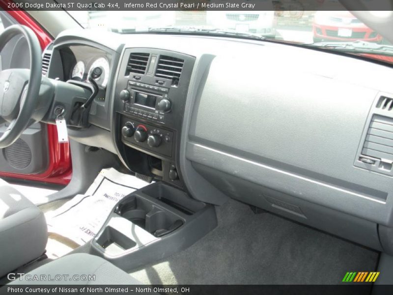 Inferno Red Crystal Pearl / Medium Slate Gray 2006 Dodge Dakota ST Quad Cab 4x4