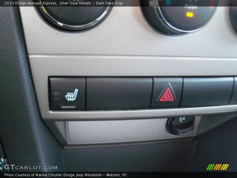Silver Steel Metallic / Dark Slate Gray 2010 Dodge Avenger Express