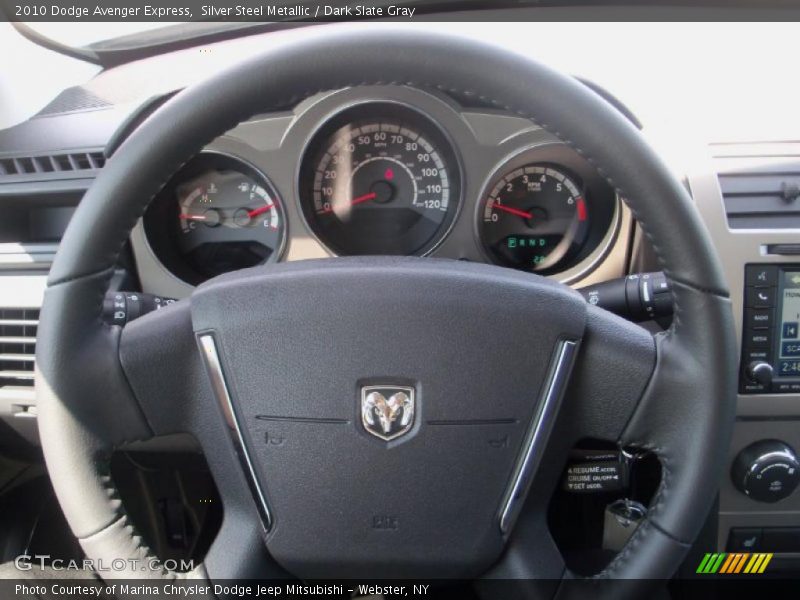Silver Steel Metallic / Dark Slate Gray 2010 Dodge Avenger Express