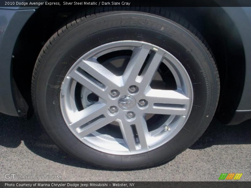 Silver Steel Metallic / Dark Slate Gray 2010 Dodge Avenger Express