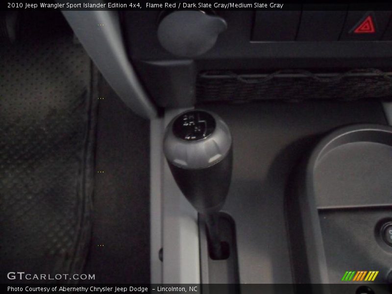Flame Red / Dark Slate Gray/Medium Slate Gray 2010 Jeep Wrangler Sport Islander Edition 4x4