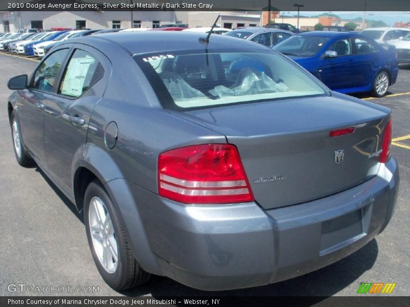 Silver Steel Metallic / Dark Slate Gray 2010 Dodge Avenger Express