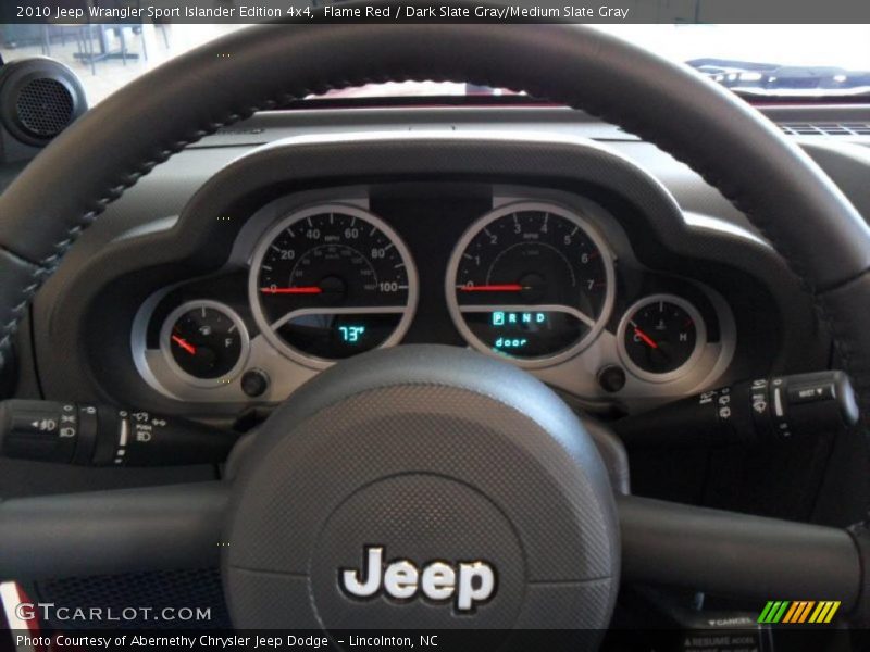 Flame Red / Dark Slate Gray/Medium Slate Gray 2010 Jeep Wrangler Sport Islander Edition 4x4