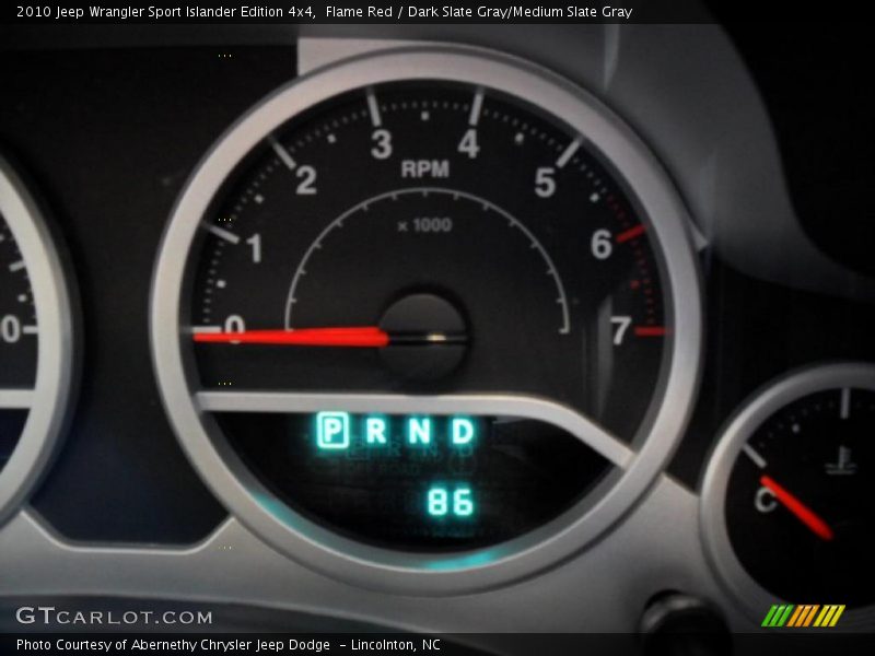 Flame Red / Dark Slate Gray/Medium Slate Gray 2010 Jeep Wrangler Sport Islander Edition 4x4