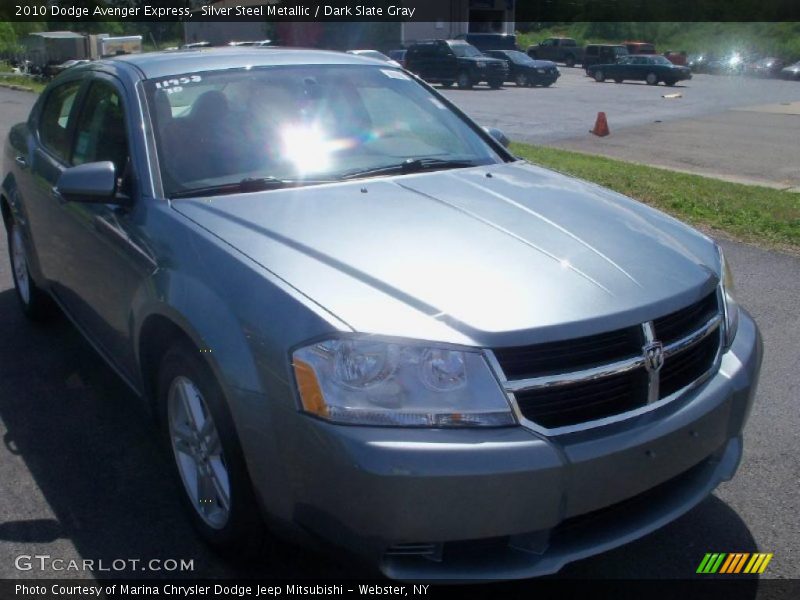Silver Steel Metallic / Dark Slate Gray 2010 Dodge Avenger Express