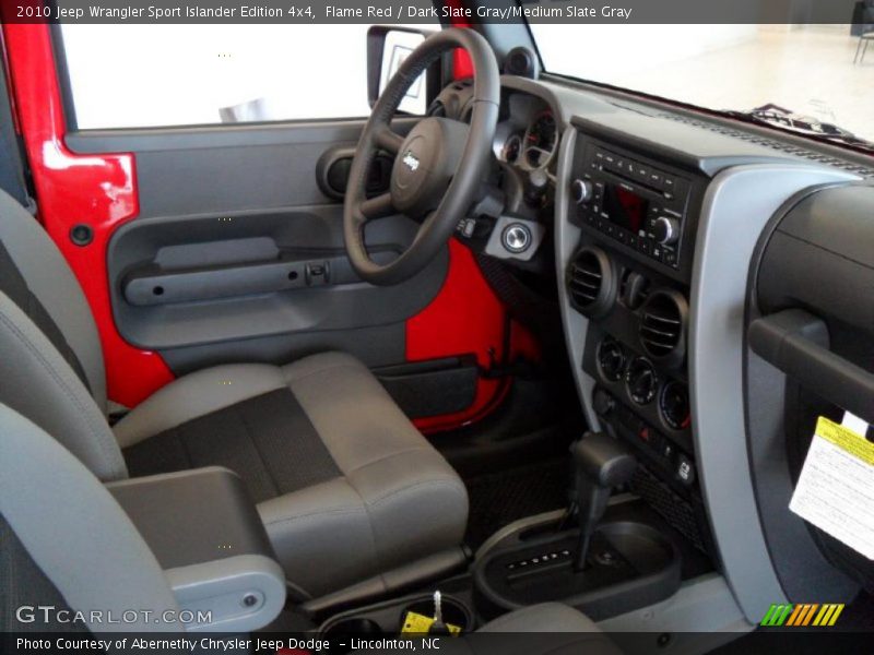 Flame Red / Dark Slate Gray/Medium Slate Gray 2010 Jeep Wrangler Sport Islander Edition 4x4