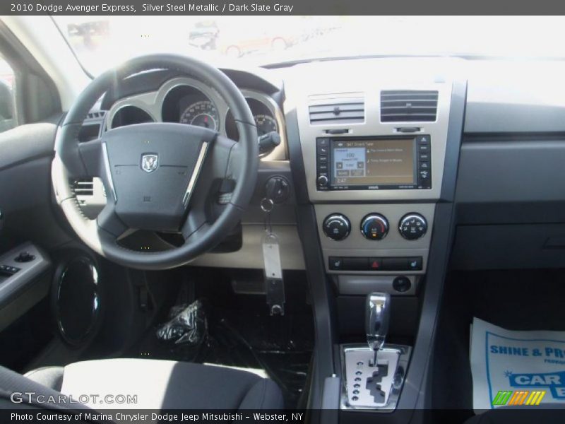 Silver Steel Metallic / Dark Slate Gray 2010 Dodge Avenger Express