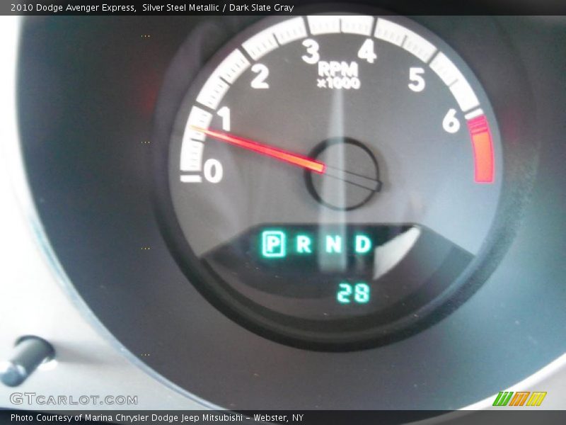 Silver Steel Metallic / Dark Slate Gray 2010 Dodge Avenger Express