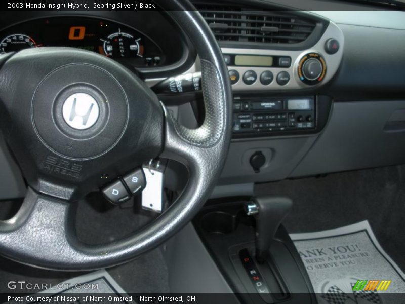 Sebring Silver / Black 2003 Honda Insight Hybrid