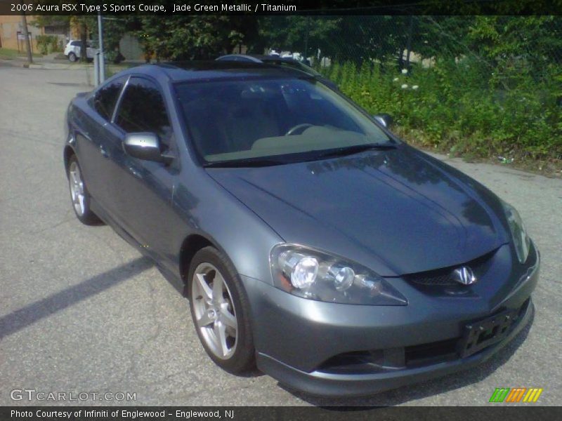 Jade Green Metallic / Titanium 2006 Acura RSX Type S Sports Coupe