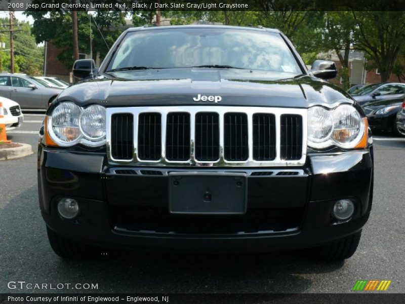 Black / Dark Slate Gray/Light Graystone 2008 Jeep Grand Cherokee Limited 4x4