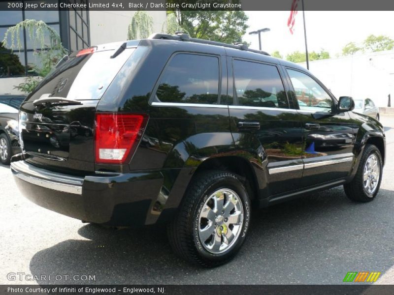 Black / Dark Slate Gray/Light Graystone 2008 Jeep Grand Cherokee Limited 4x4