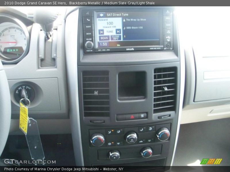 Blackberry Metallic / Medium Slate Gray/Light Shale 2010 Dodge Grand Caravan SE Hero