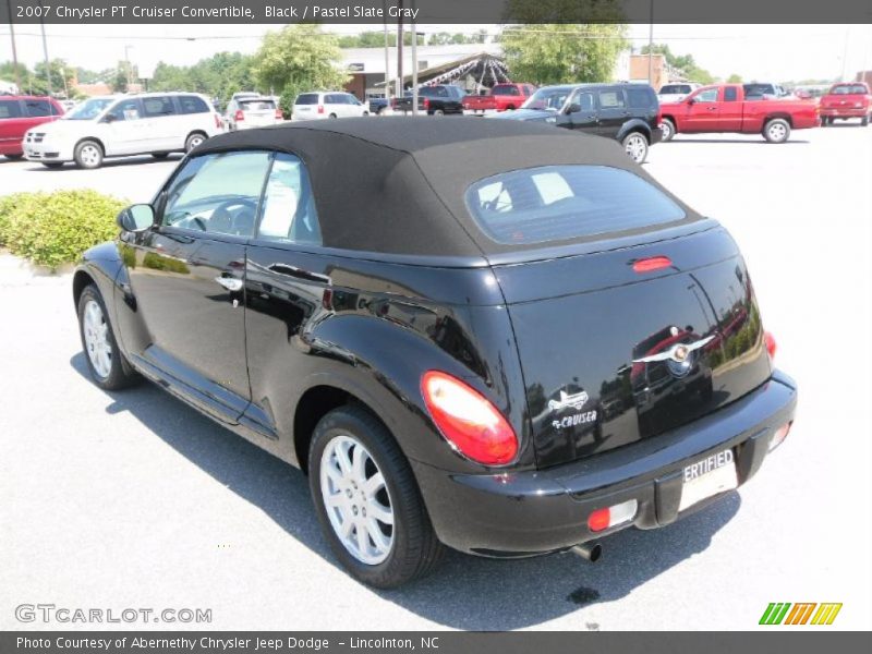Black / Pastel Slate Gray 2007 Chrysler PT Cruiser Convertible