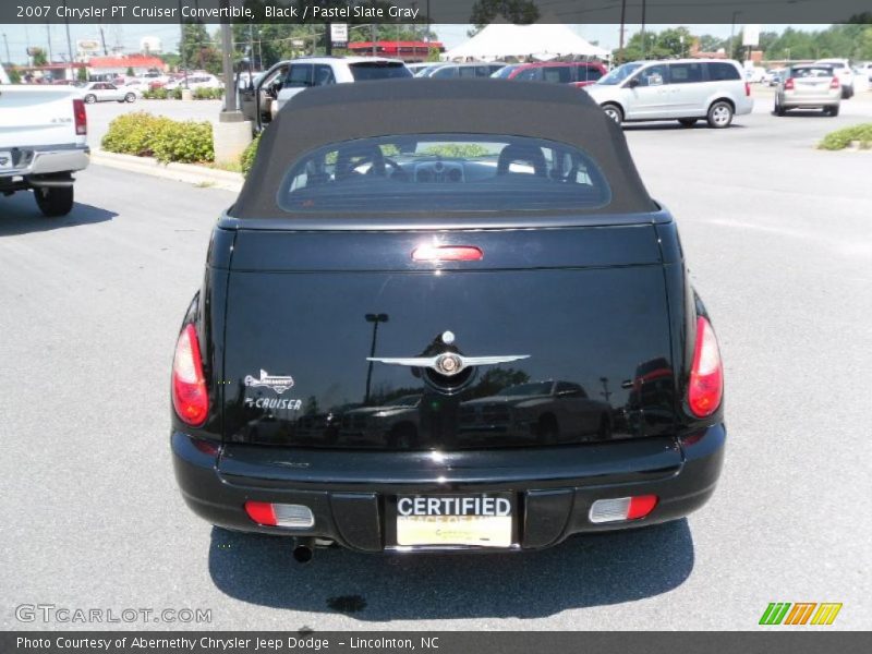 Black / Pastel Slate Gray 2007 Chrysler PT Cruiser Convertible