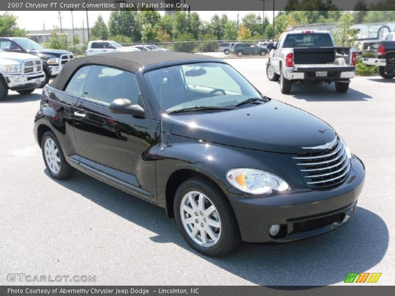Black / Pastel Slate Gray 2007 Chrysler PT Cruiser Convertible