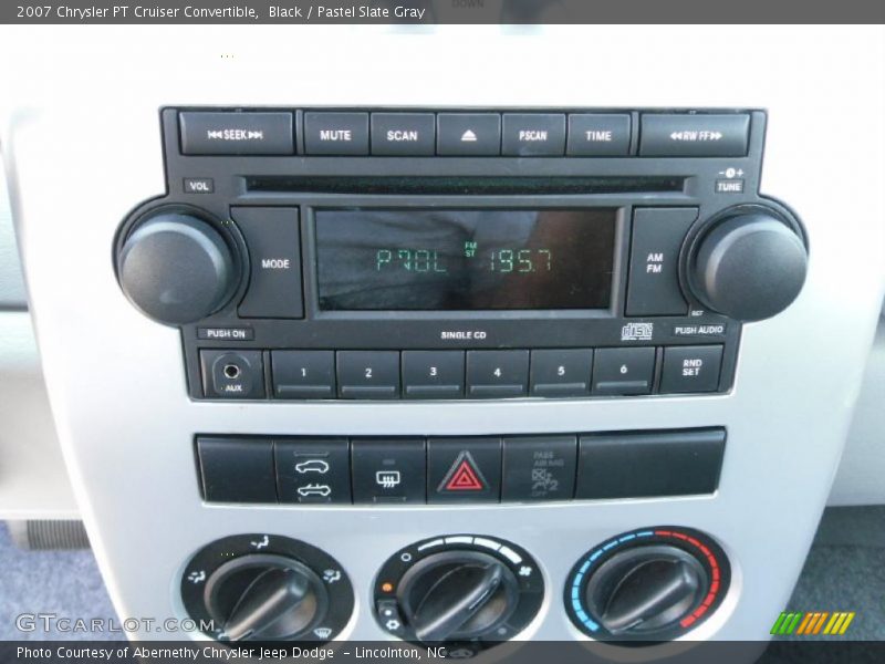 Black / Pastel Slate Gray 2007 Chrysler PT Cruiser Convertible