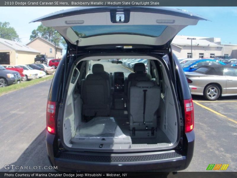 Blackberry Metallic / Medium Slate Gray/Light Shale 2010 Dodge Grand Caravan SE Hero