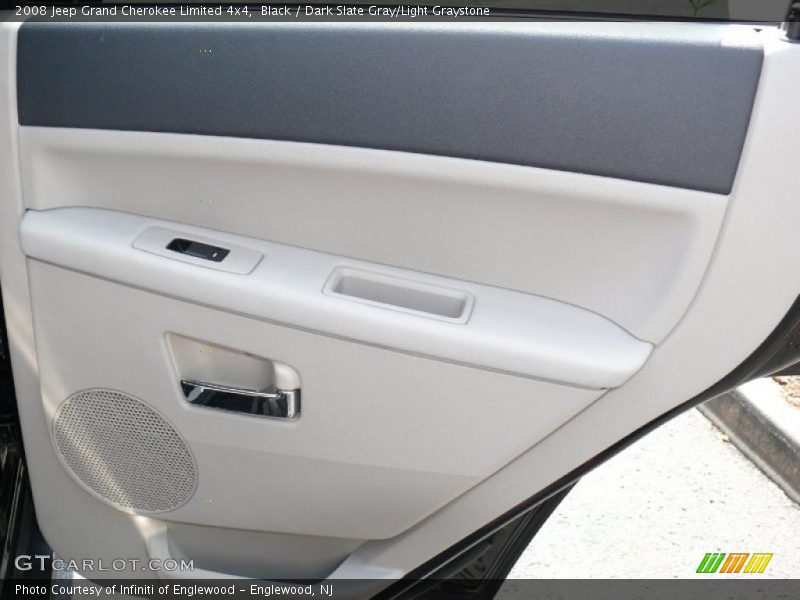 Black / Dark Slate Gray/Light Graystone 2008 Jeep Grand Cherokee Limited 4x4