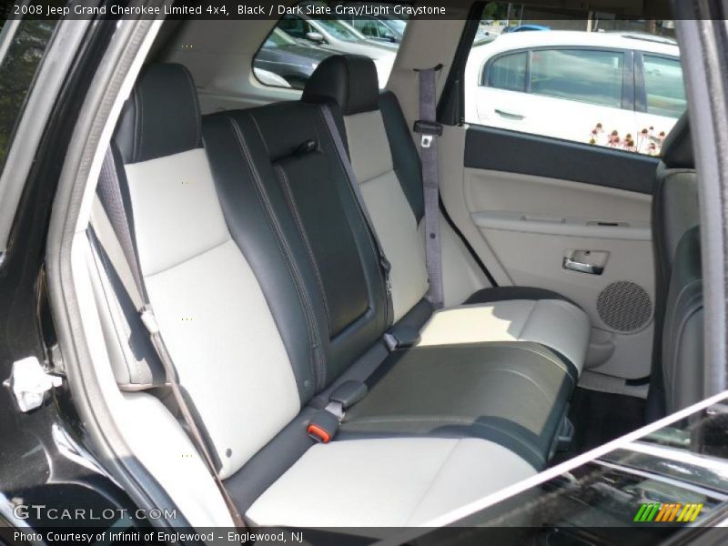 Black / Dark Slate Gray/Light Graystone 2008 Jeep Grand Cherokee Limited 4x4