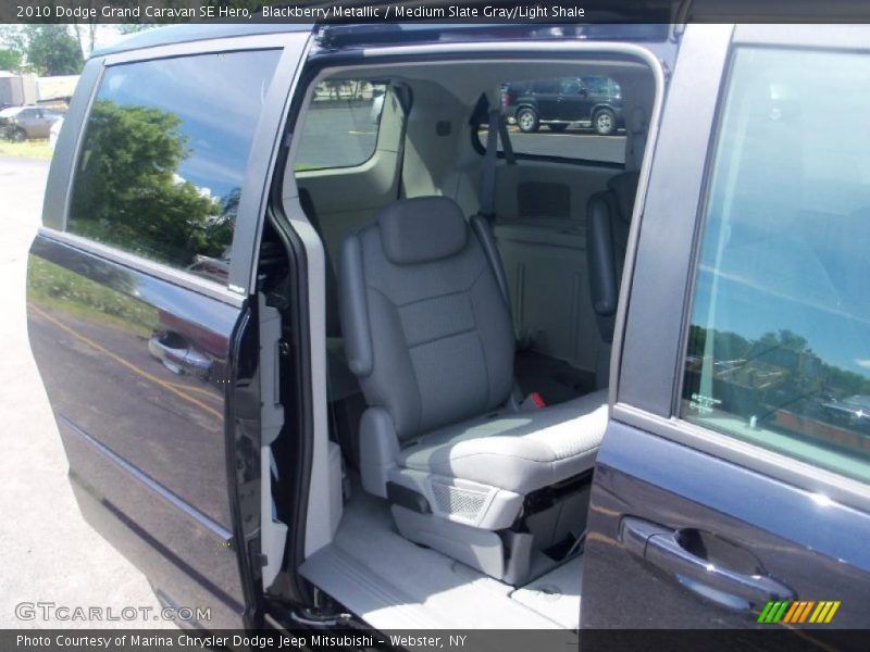 Blackberry Metallic / Medium Slate Gray/Light Shale 2010 Dodge Grand Caravan SE Hero