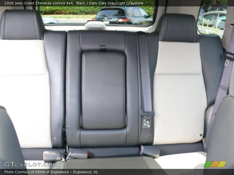 Black / Dark Slate Gray/Light Graystone 2008 Jeep Grand Cherokee Limited 4x4