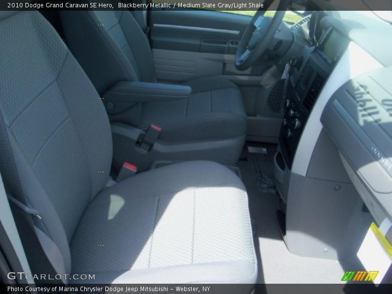 Blackberry Metallic / Medium Slate Gray/Light Shale 2010 Dodge Grand Caravan SE Hero