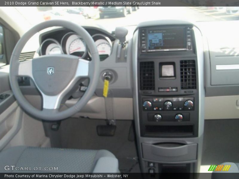 Blackberry Metallic / Medium Slate Gray/Light Shale 2010 Dodge Grand Caravan SE Hero