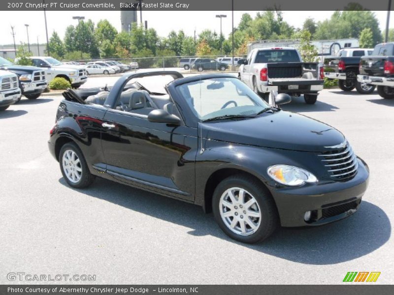 Black / Pastel Slate Gray 2007 Chrysler PT Cruiser Convertible