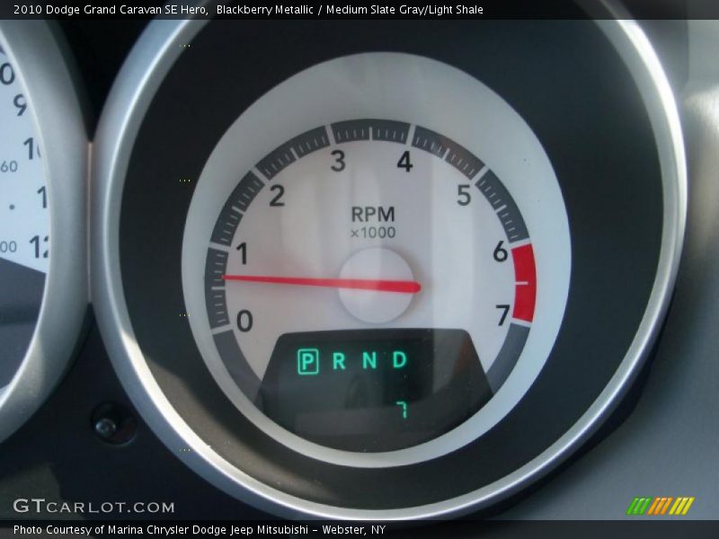 Blackberry Metallic / Medium Slate Gray/Light Shale 2010 Dodge Grand Caravan SE Hero