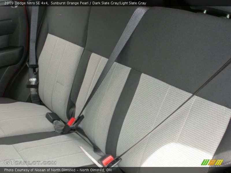 Sunburst Orange Pearl / Dark Slate Gray/Light Slate Gray 2009 Dodge Nitro SE 4x4