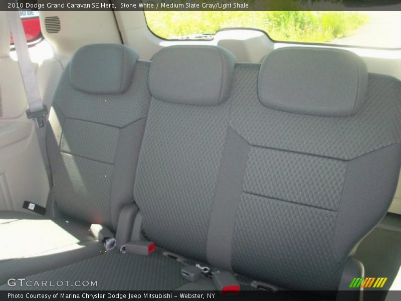 Stone White / Medium Slate Gray/Light Shale 2010 Dodge Grand Caravan SE Hero