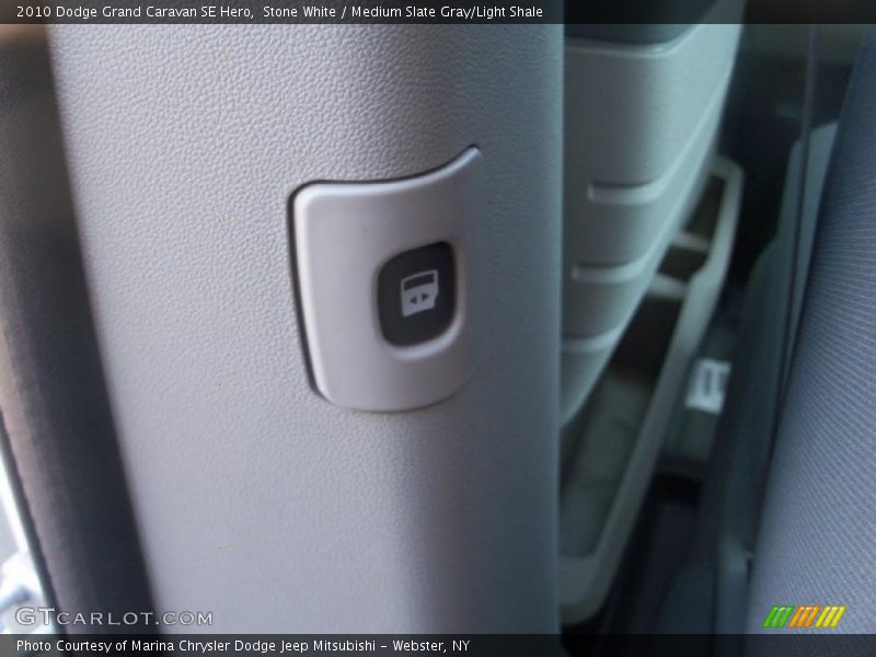Stone White / Medium Slate Gray/Light Shale 2010 Dodge Grand Caravan SE Hero
