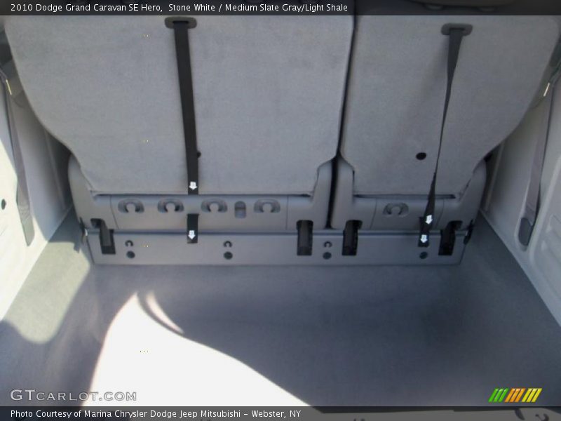 Stone White / Medium Slate Gray/Light Shale 2010 Dodge Grand Caravan SE Hero
