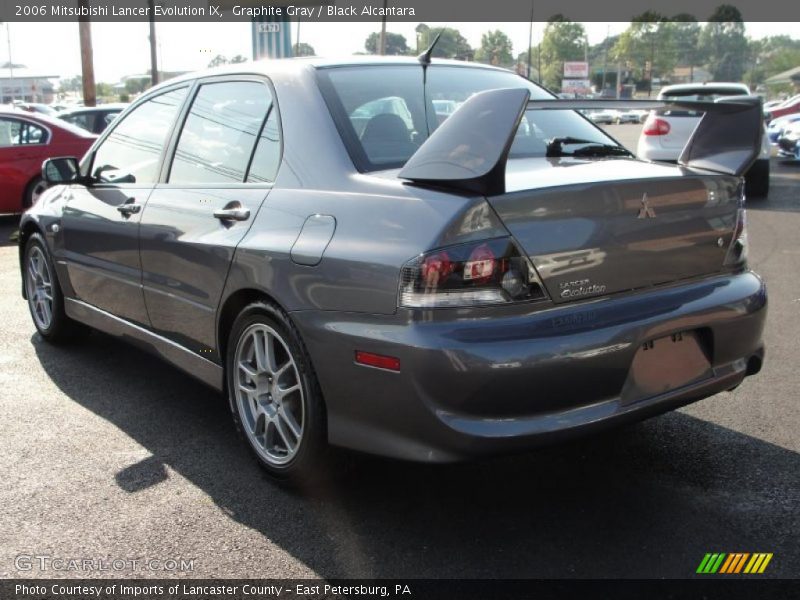 Graphite Gray / Black Alcantara 2006 Mitsubishi Lancer Evolution IX