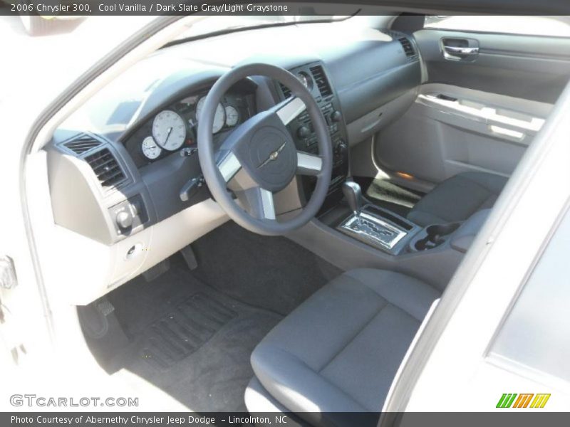 Cool Vanilla / Dark Slate Gray/Light Graystone 2006 Chrysler 300
