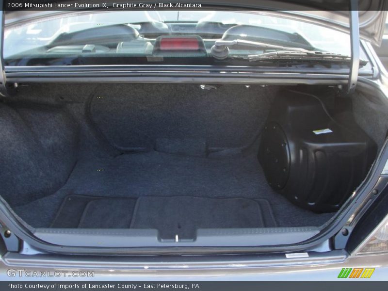 Graphite Gray / Black Alcantara 2006 Mitsubishi Lancer Evolution IX