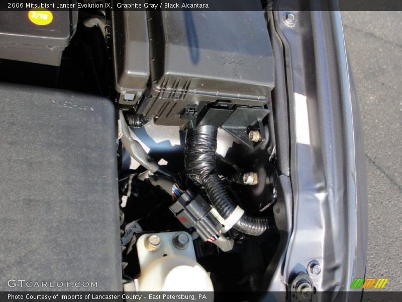 Graphite Gray / Black Alcantara 2006 Mitsubishi Lancer Evolution IX