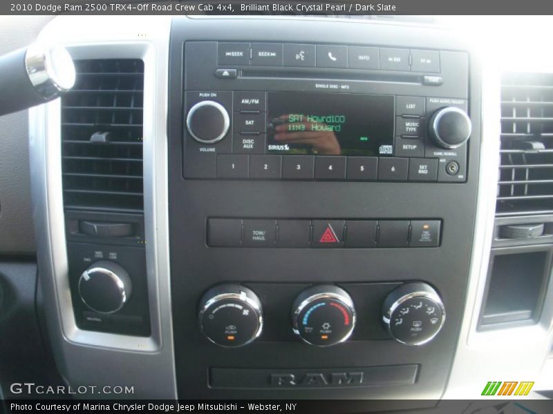 Brilliant Black Crystal Pearl / Dark Slate 2010 Dodge Ram 2500 TRX4-Off Road Crew Cab 4x4